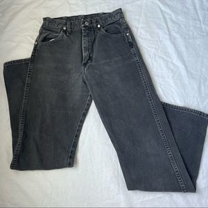 Wrangler Vintage Tapered Leg Black Jeans